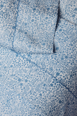 John Robshaw Textiles John Robshaw Cotton Gauze Zayan Sheet Set In Blue