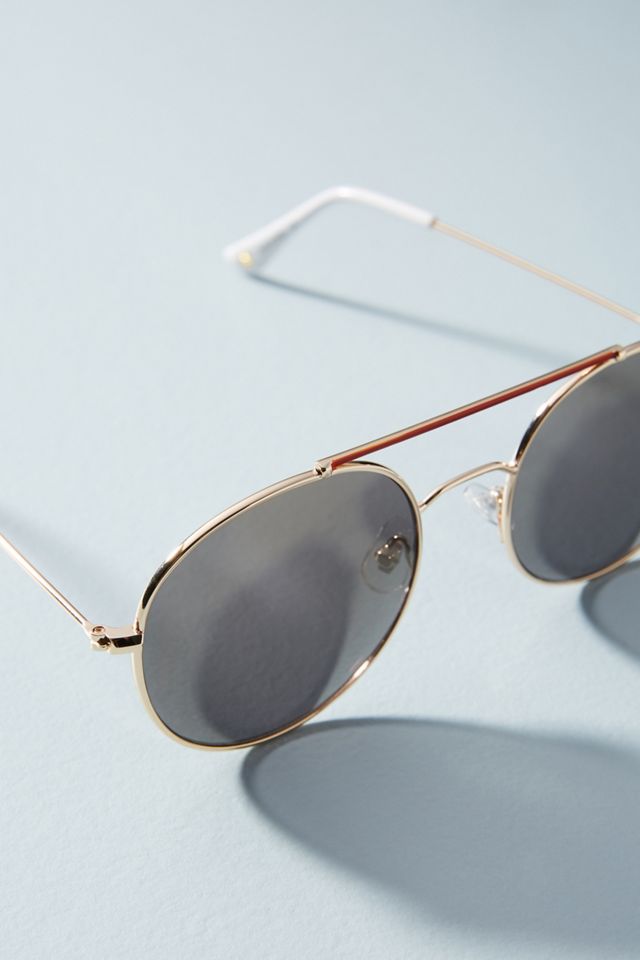 Round Aviator Sunglasses #1