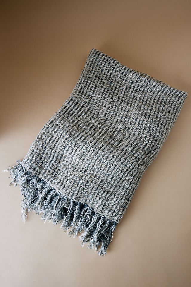 NEW Anthropologie Woven on sale Throw Blanket