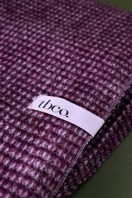 TBCo Waffle Wool Throw Blanket