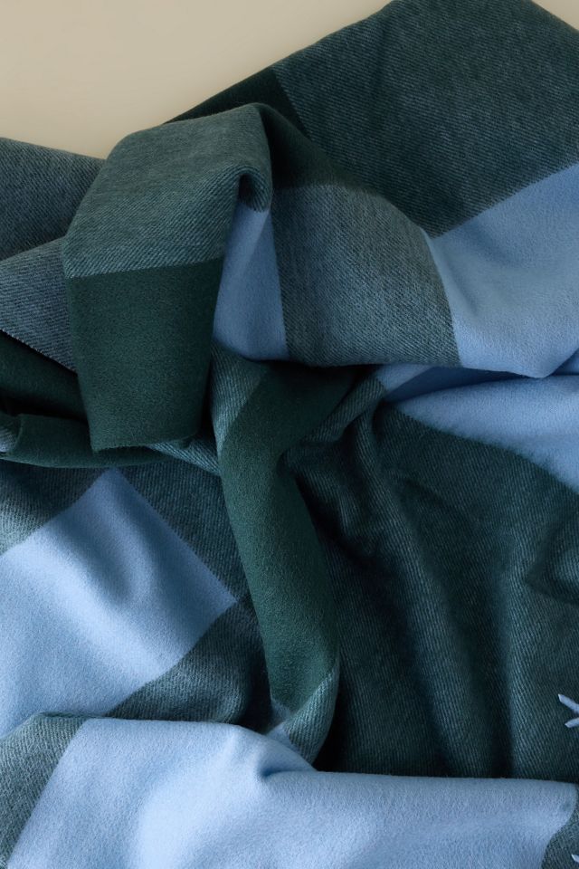TBCo Lambswool Check Throw Blanket #1