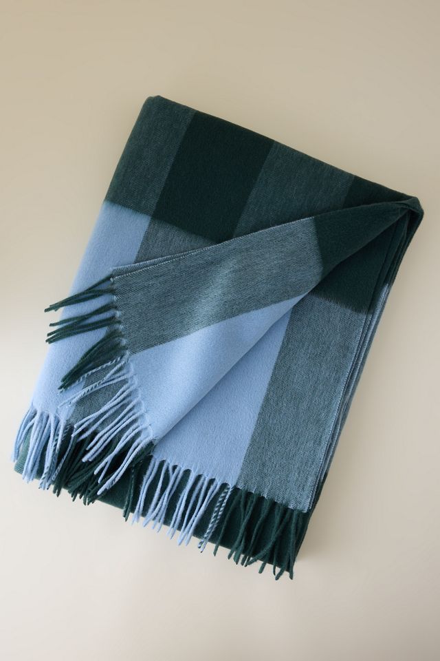 TBCo Lambswool Check Throw Blanket #2