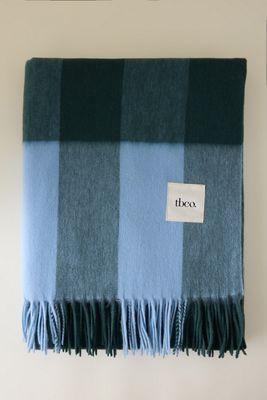 TBCo Lambswool Karierte Überwurfdecke