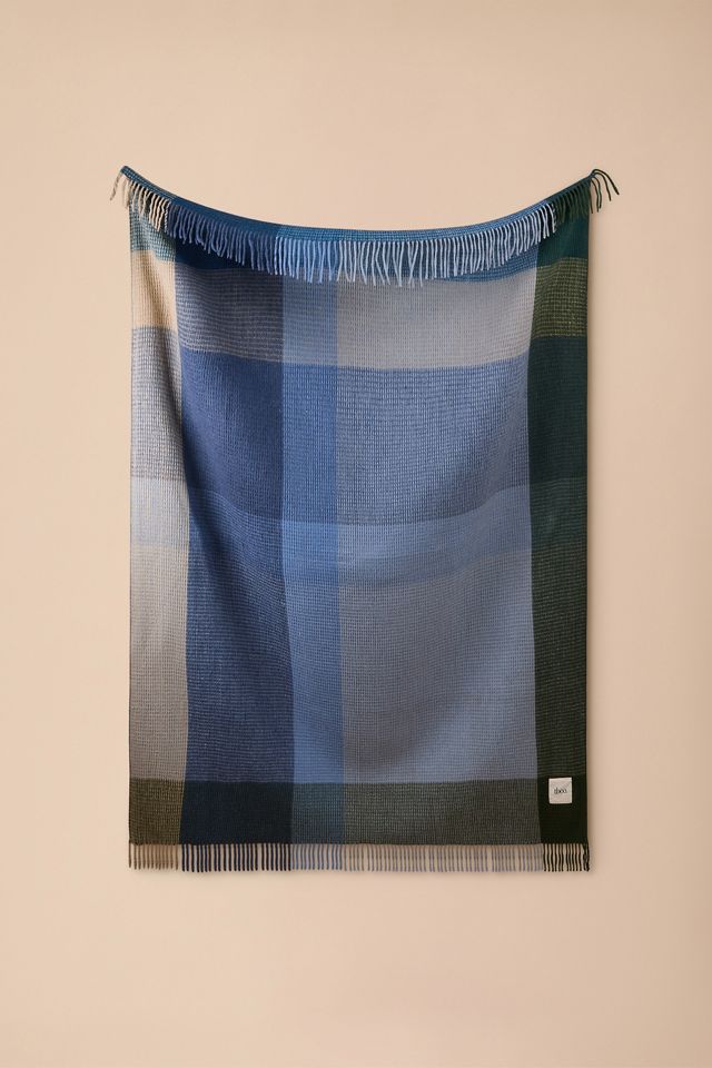 TBCo Waffle Wool-Blend Throw Blanket #1