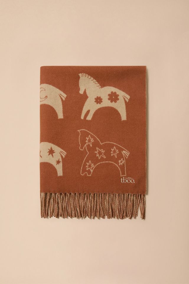 TBCo Couverture bébé en laine d'agneau 100% Rust Gallop #2