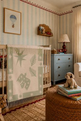 Couverture pour bébé TBCo 100% laine d'agneau Sage Folk