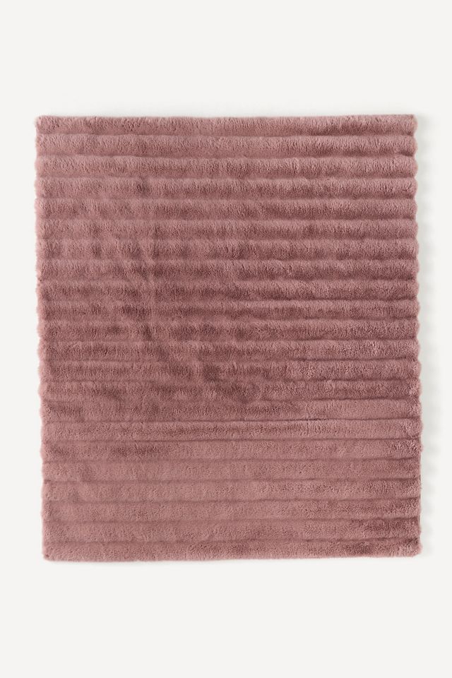 Selena Double-Sided Faux Fur Throw Blanket #2