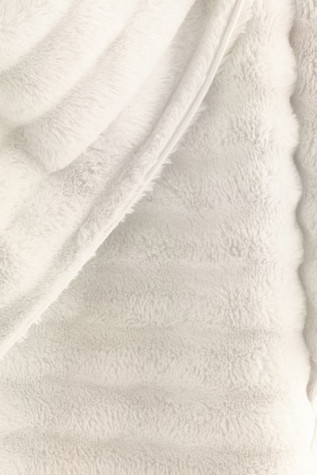 Selena Double-Sided Faux-Fur Throw Blanket #2