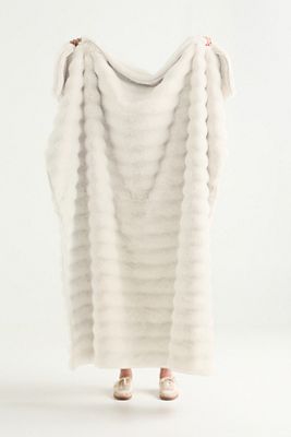 Selena Double Sided Faux Fur Throw