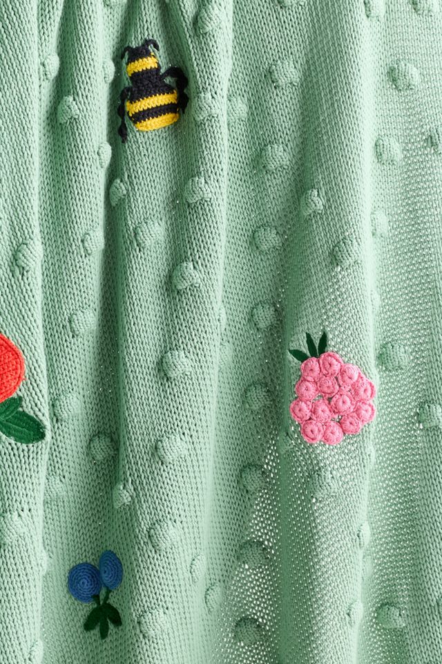 Couverture en tricot crocheté de coton Isabella #1