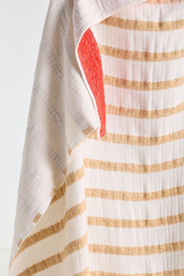 Sailor Cotton Printed Stripe Throw Blanket #2