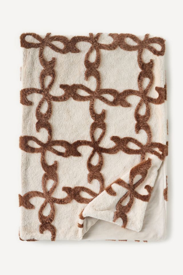 Maeve Icon Carved Faux-Fur Throw #2