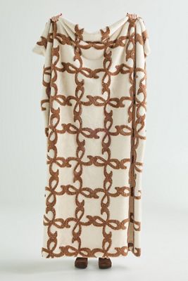 Maeve Icon Carved Faux Fur Throw