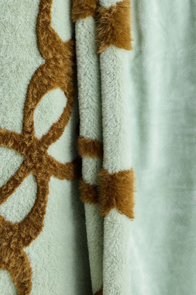Maeve Icon Carved Faux-Fur Throw #2