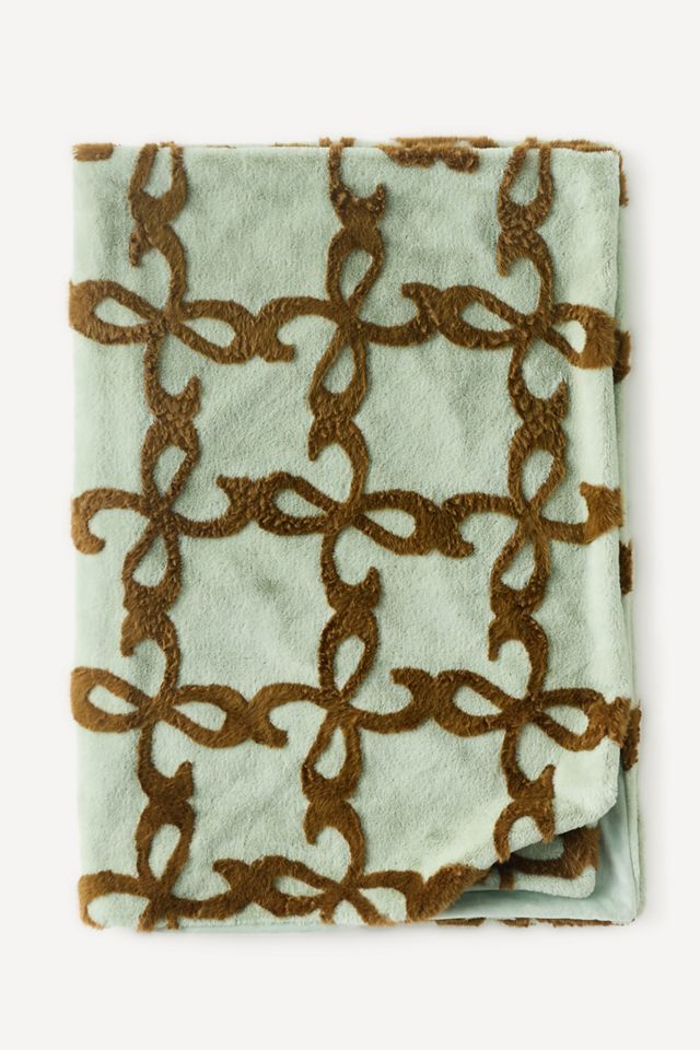 Maeve Icon Carved Faux-Fur Throw #4