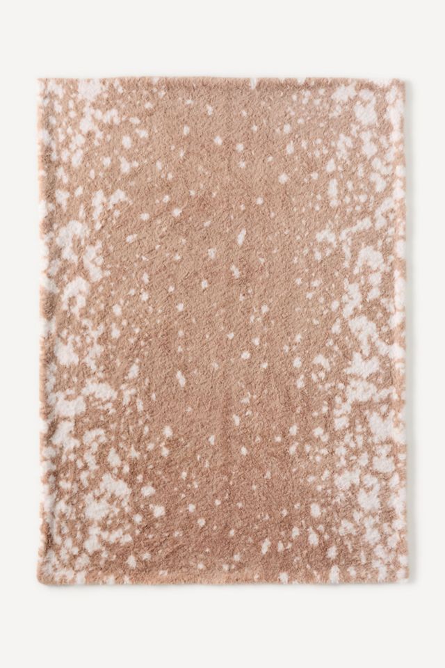 Speckle Printed Faux Fur Throw #3
