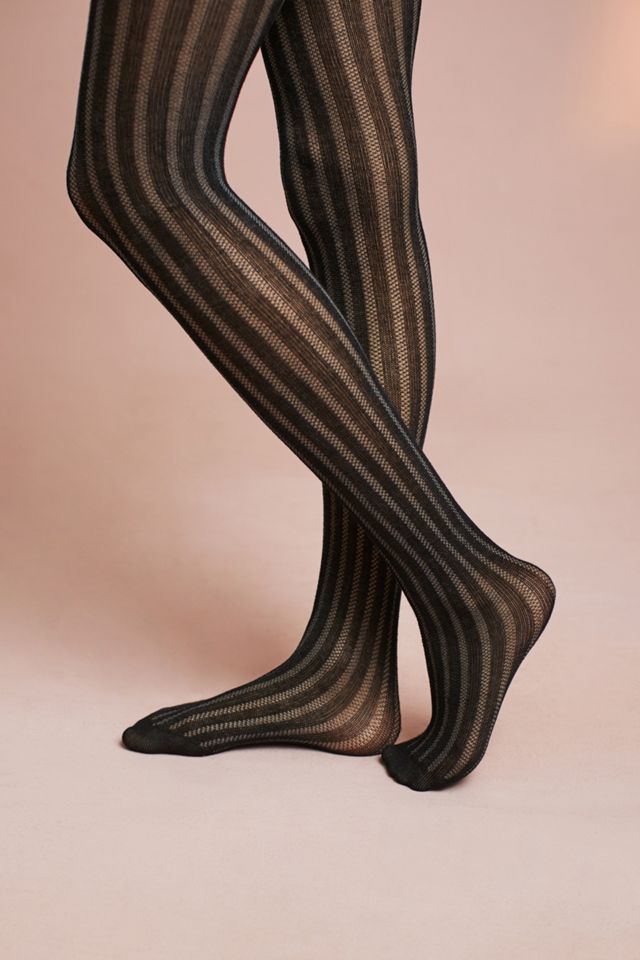 Marilyn Sheer Striped Tights #2
