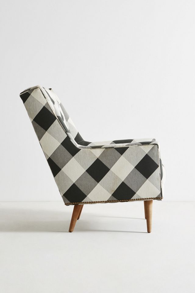 Buffalo Check Booker Chair #3