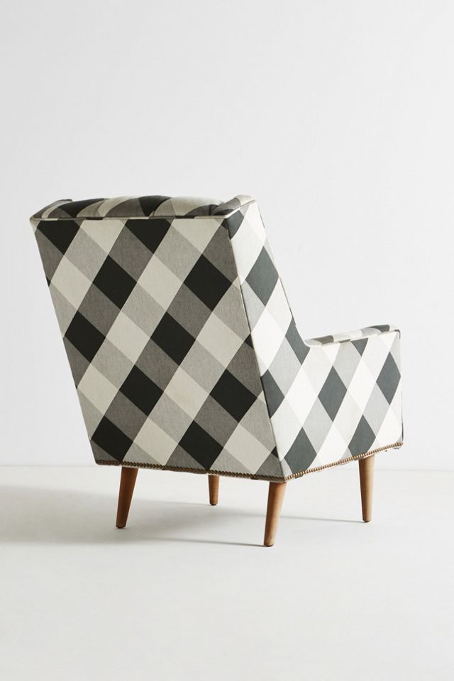 Buffalo Check Booker Chair #4