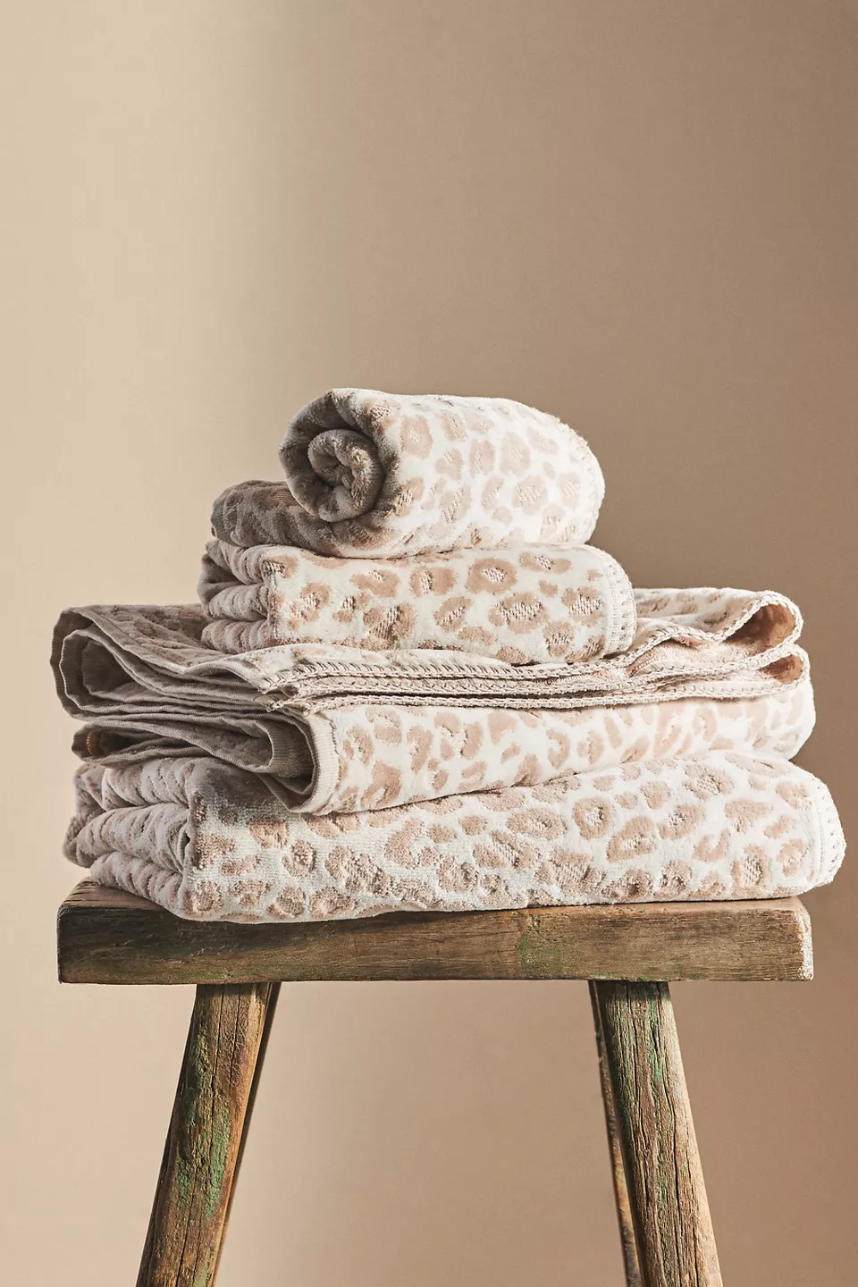 Lola Leopard Bath Towel Collection