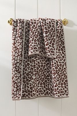 Lola Leopard Bath Towel Collection