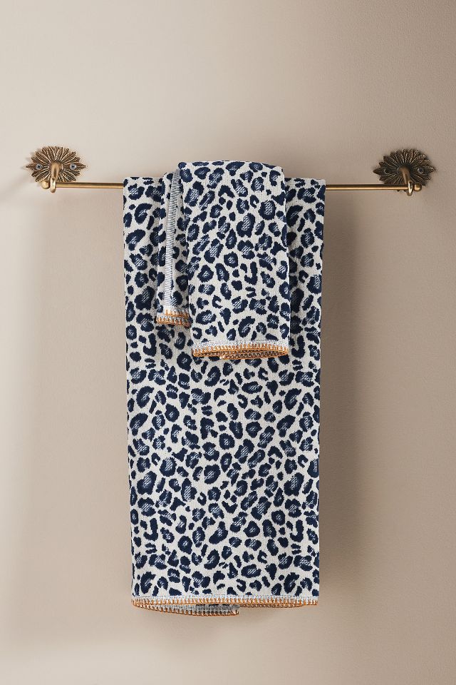 Leopard bath online sheet