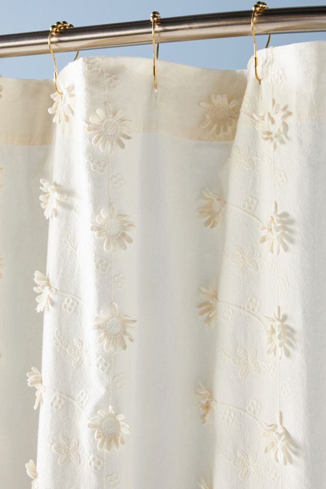 Liliana Lace Shower Curtain #1