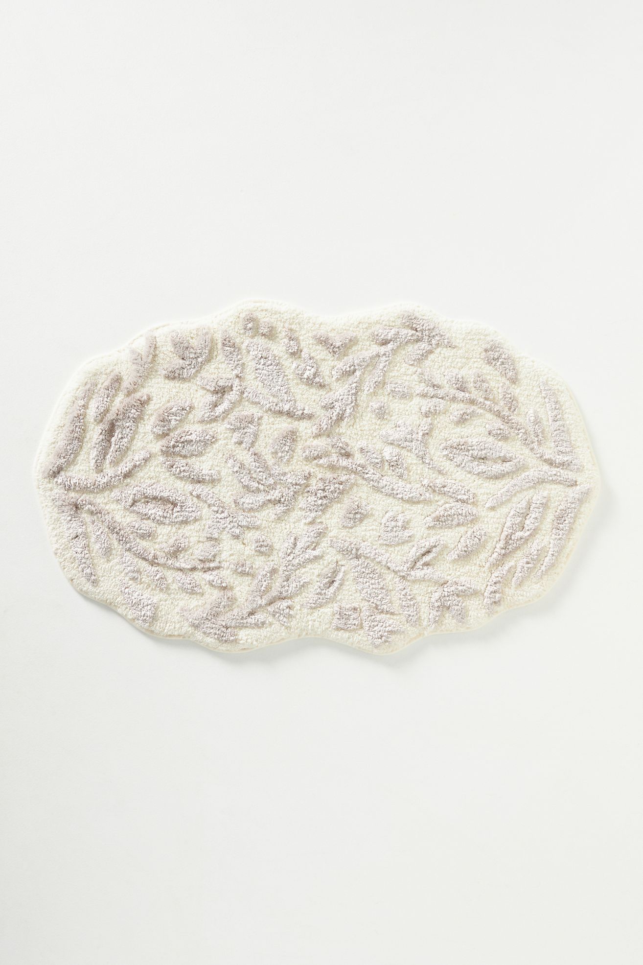 Lucia Handcrafted Bath Mat - Lavender Taupe, Standard, S