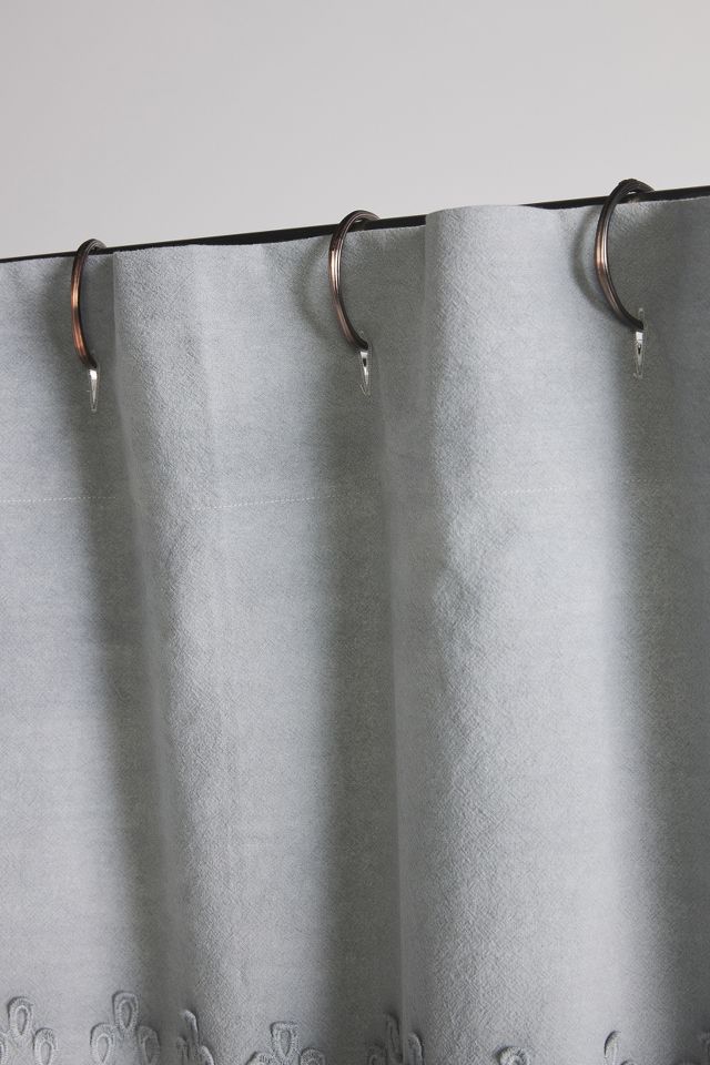 Cecily Applique Shower Curtain | AnthroLiving