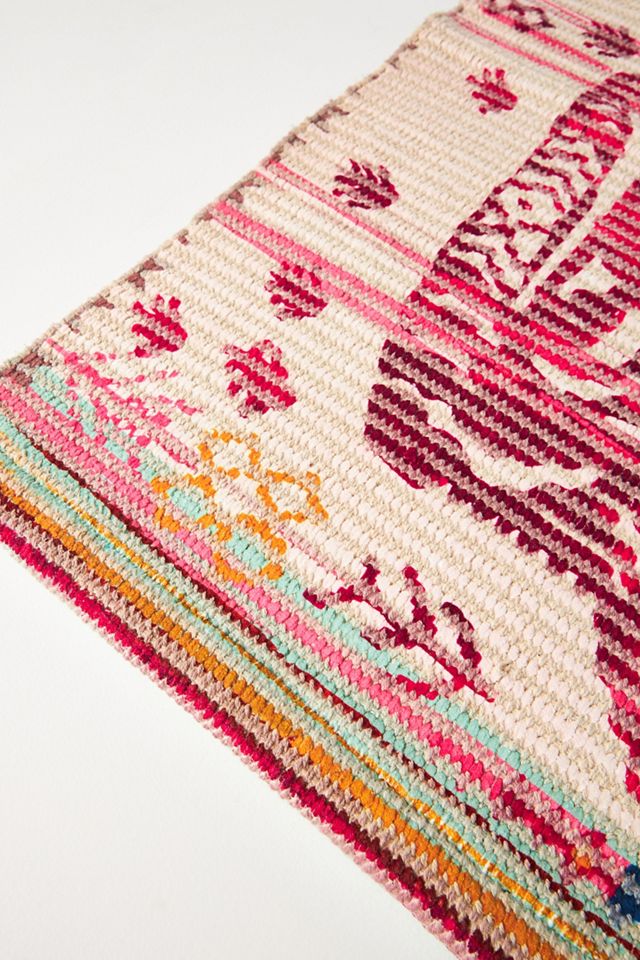 Flatwoven Tiger Bath Mat #1