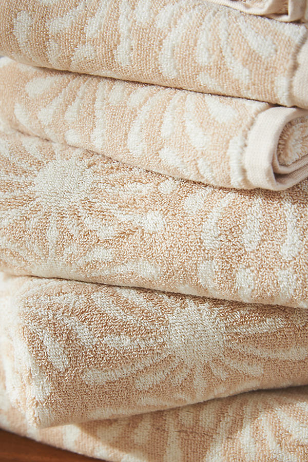 Slowtide Dawn Bath Towel Collection By  In Orange Size Hand Towel