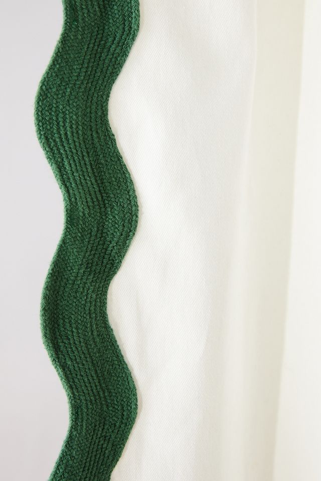 Maeve Scalloped Shower Curtain
