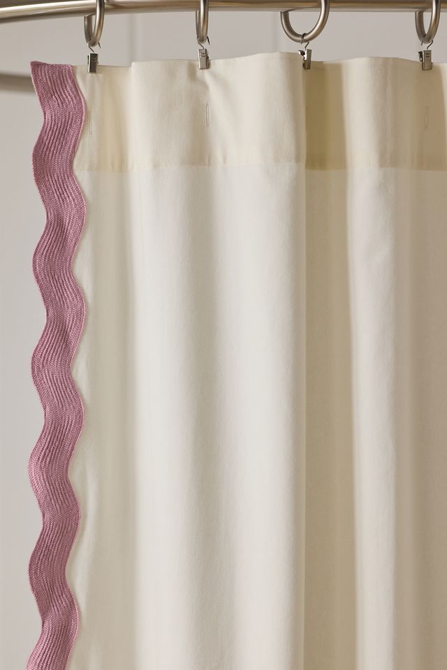 Tenda da Doccia in Cotone Smerlato Maeve #1