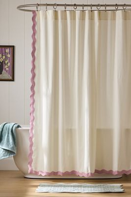 Tenda da Doccia in Cotone Smerlato Maeve