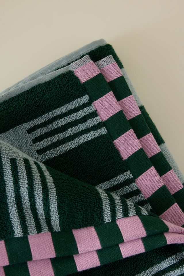 Serviette de bain rayée TBCo #1