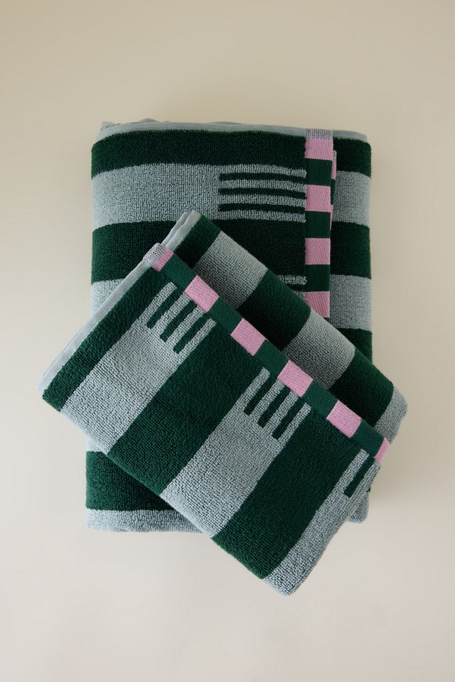 Serviette de bain rayée TBCo #2