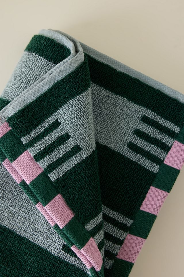 Serviette de toilette rayée TBCo #1