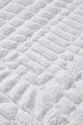 Leighton Hand-Tufted Cotton Bath Mat - Thumbnail 3