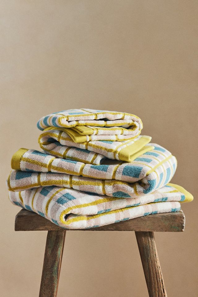 Taryn Geometric Cotton Towel Collection #1