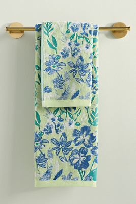 Anthropologie Lillian Cotton Bath Towel Collection