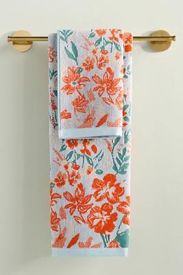 Anthropologie Lillian Cotton Bath Towel Collection