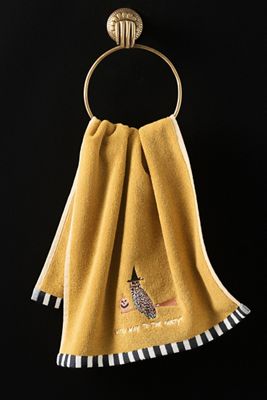 Halloween Cotton Icon Embroidered Hand Towel