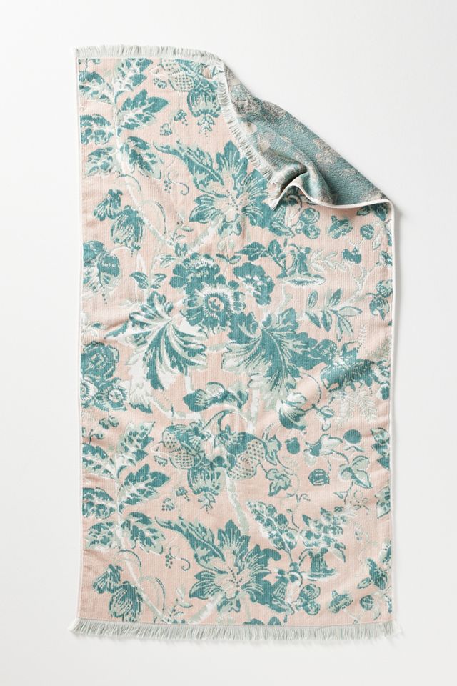 Eugenie Baumwoll Gewebte Blumen Handtuch Kollektion #1