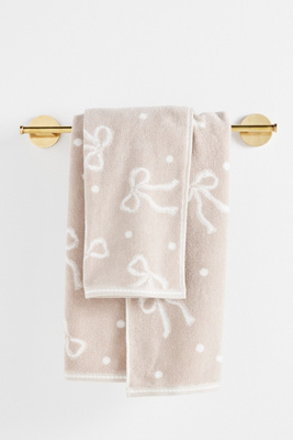 Anthropologie Bow Icon Cotton Towel Collection