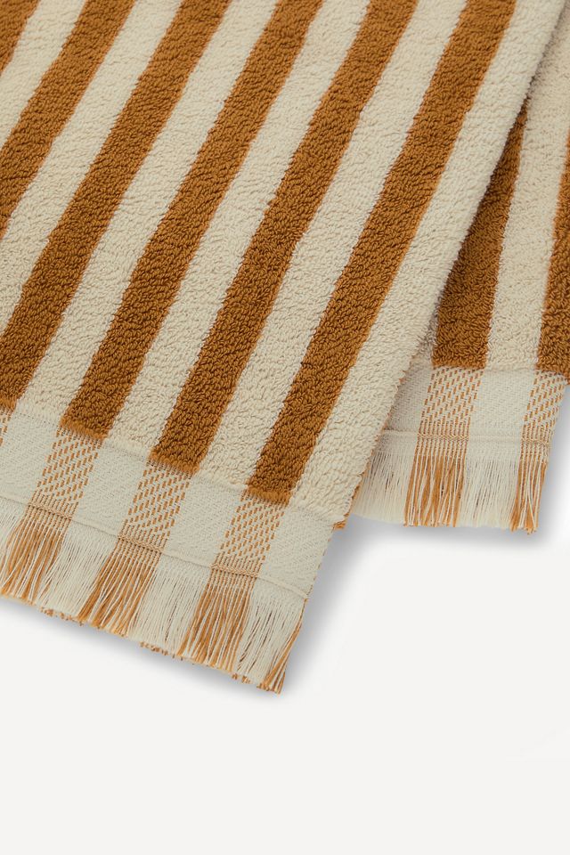 Piglet in Bed Pembroke Stripe Cotton Towel Collection #2
