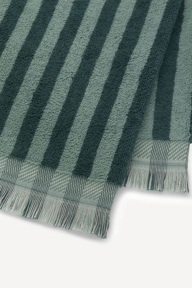 Piglet in Bed Pembroke Stripe Cotton Towel Collection #2