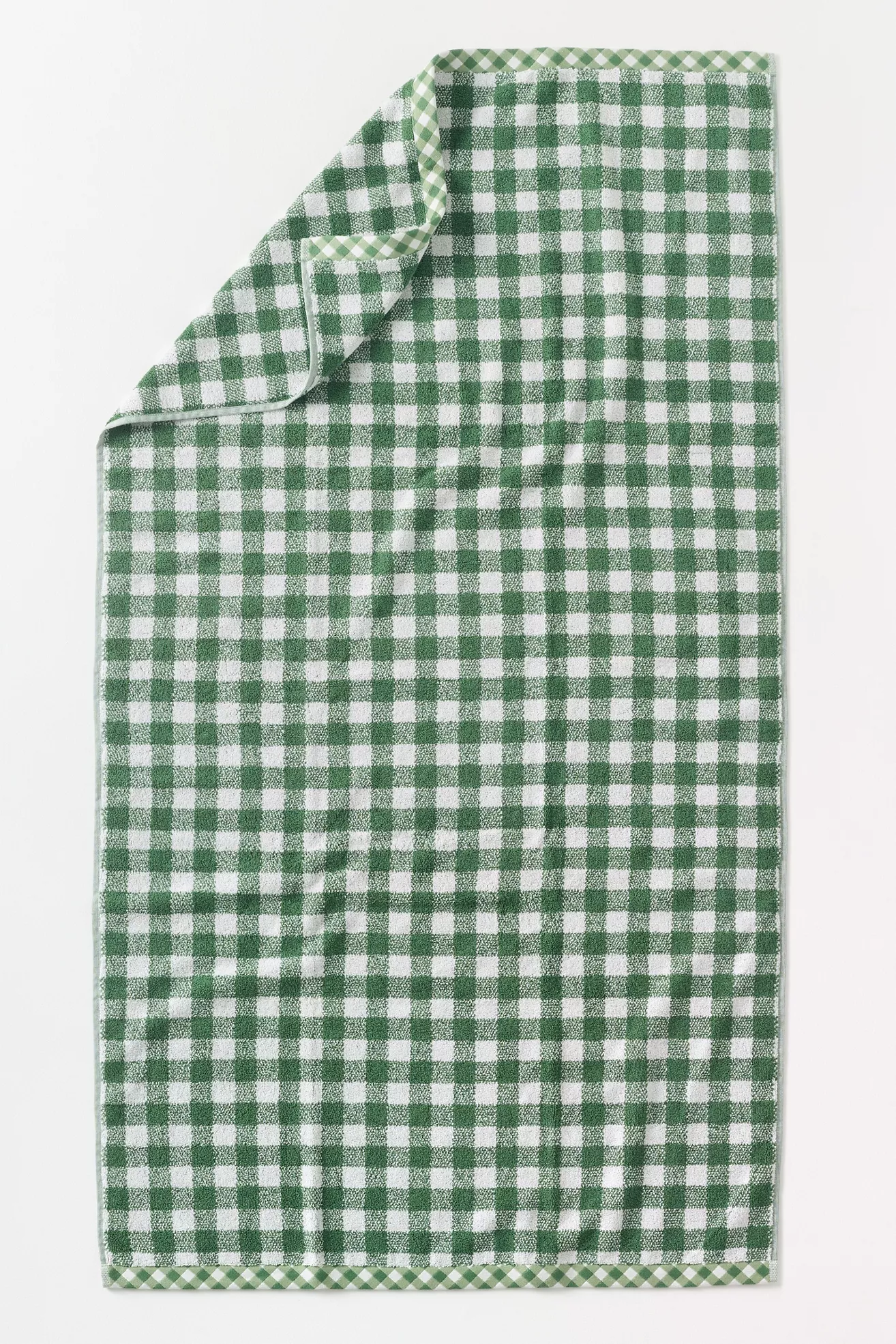 Gingham 100% Cotton Woven Towel Collection - thumbnail 5