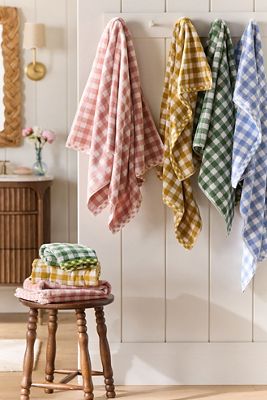 Gingham Hand Towel