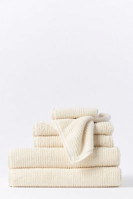 Coyuchi Temescal Organic Ribbed Towel Set