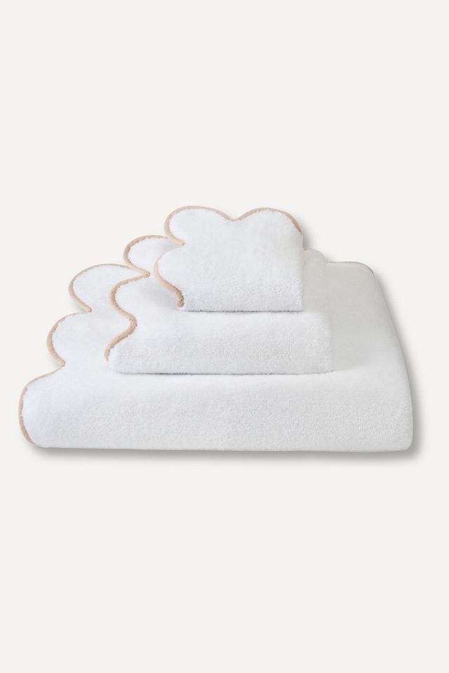 Kassatex Chairish Scallop Edge Bath Towel Collection #4